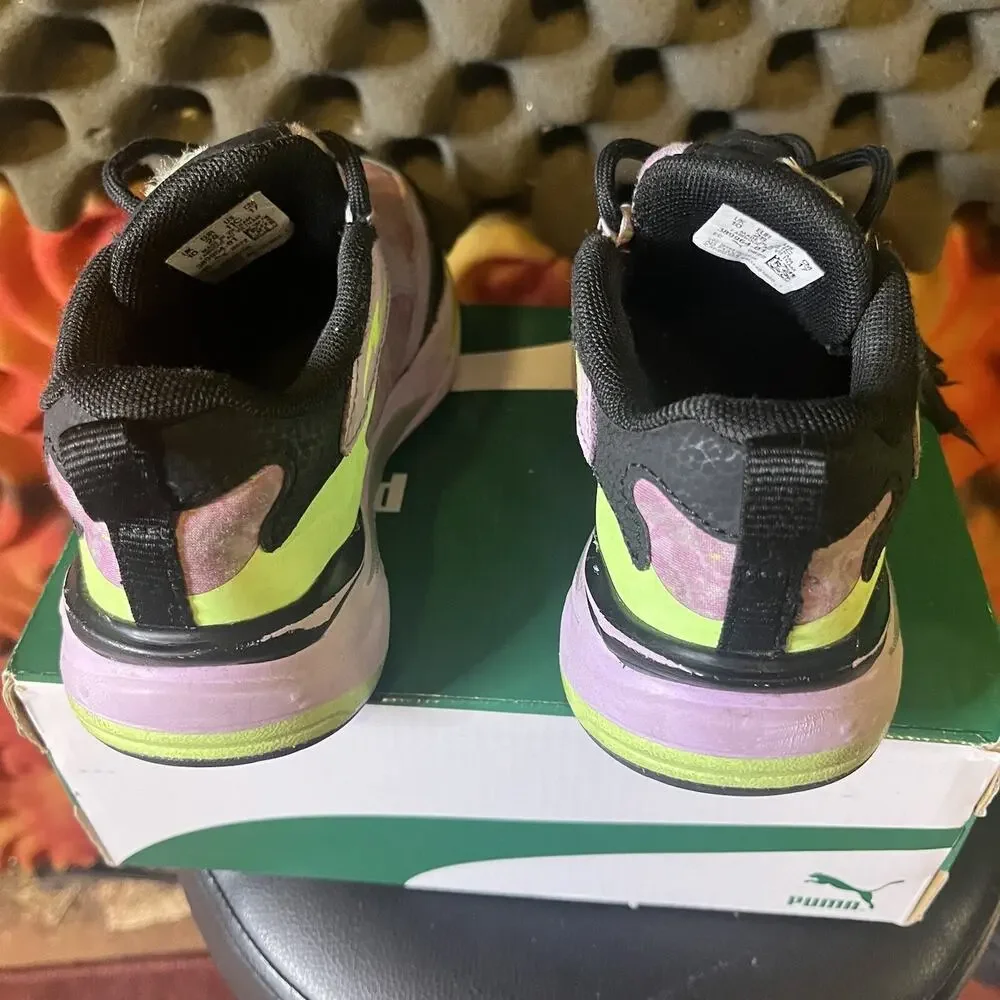 Puma Rs-fast Space Glam Ac Little Kids Style 389964-01 With Box Purple Size 11c
